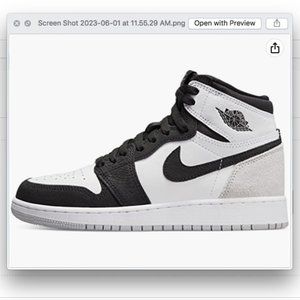 Jordan Youth Jordan 1 Retro High OG GS 575441 108 Stage Haze - Size 4.5Y